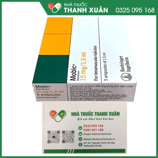 Mobic 15mg/1,5ml điều trị viêm khớp